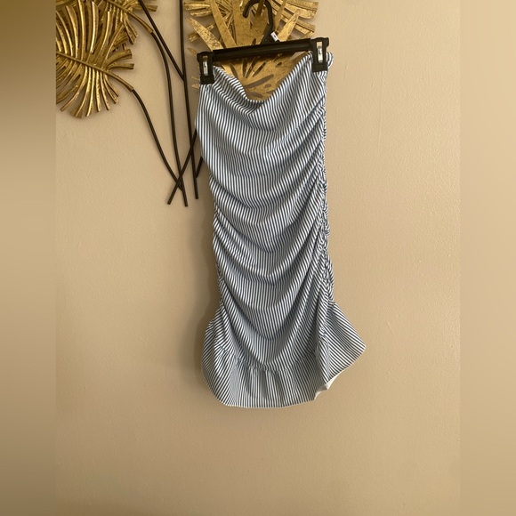 Edikted Other - Edikted Blue and White Striped Kids Pencil Dress